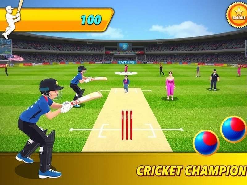 Cricket Champion Game Screenshot